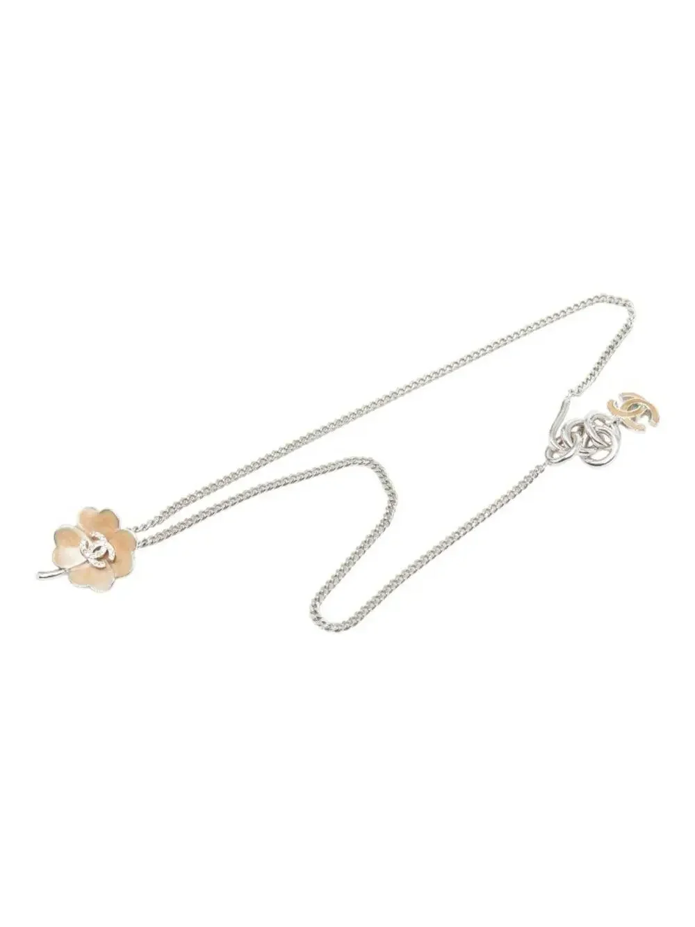 Chanel Cc Logo Chain Pendant Necklace #299656C66B